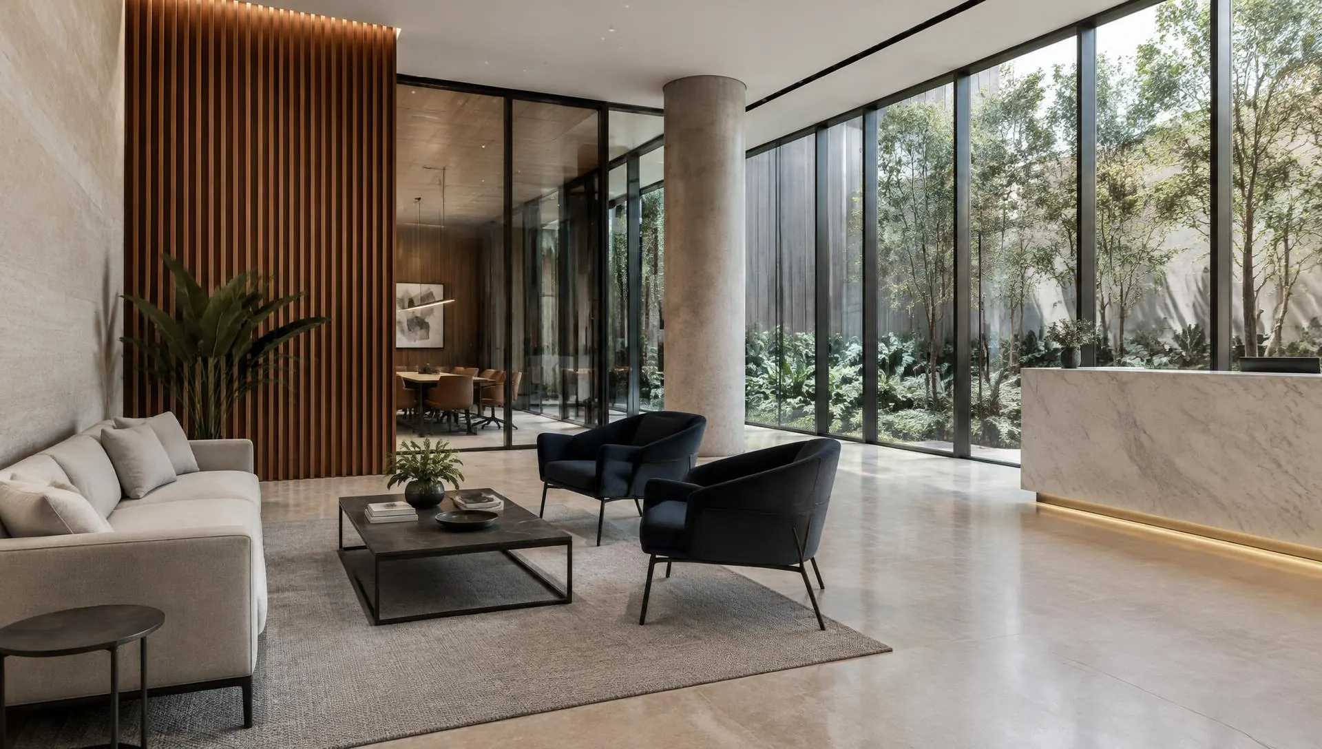 Ambiente corporativo — imagem ilustrativa
